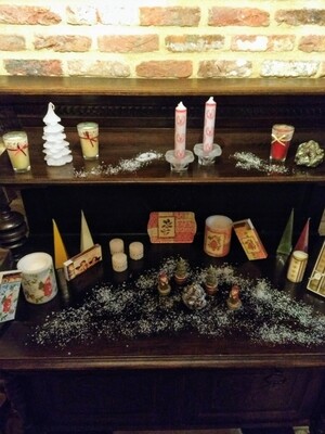 Kaarsen collectie kerst