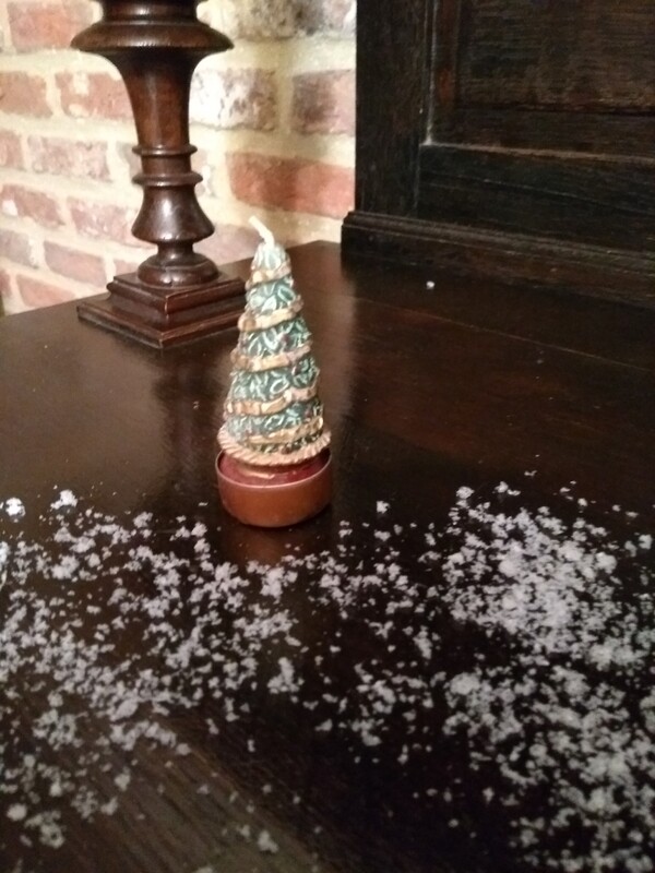Theelicht kerstboom set van 6 stuks
