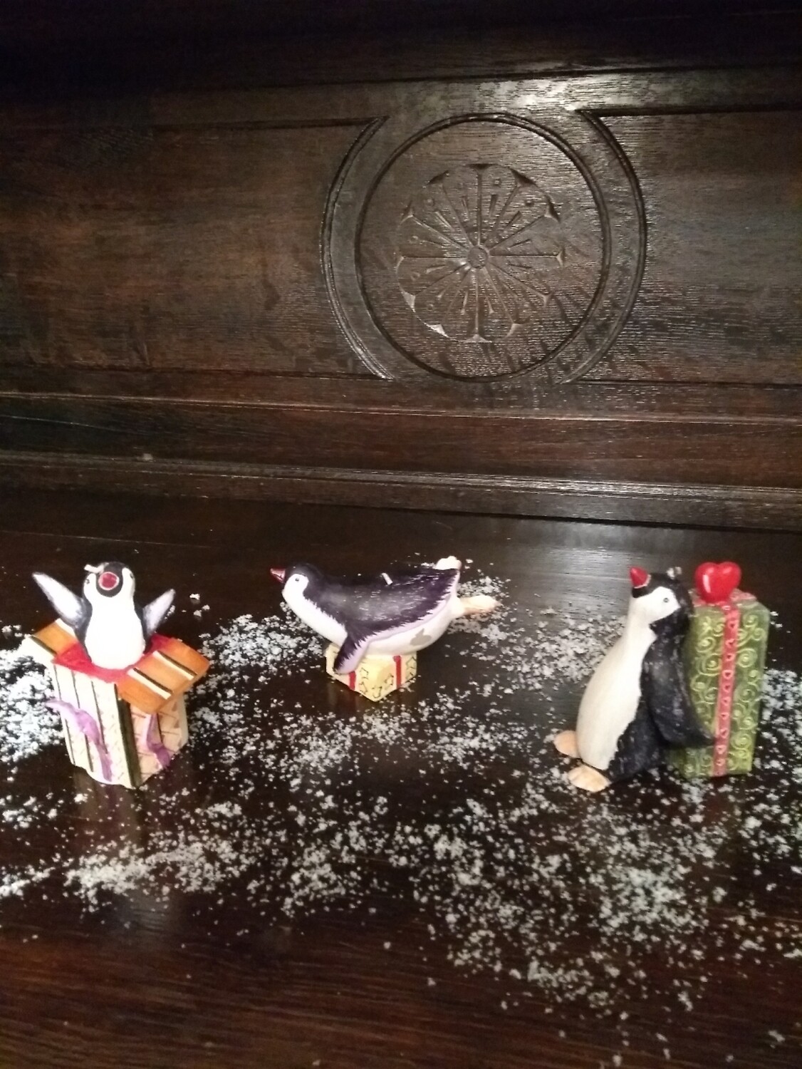 Kaarsje pinguïn in pakje