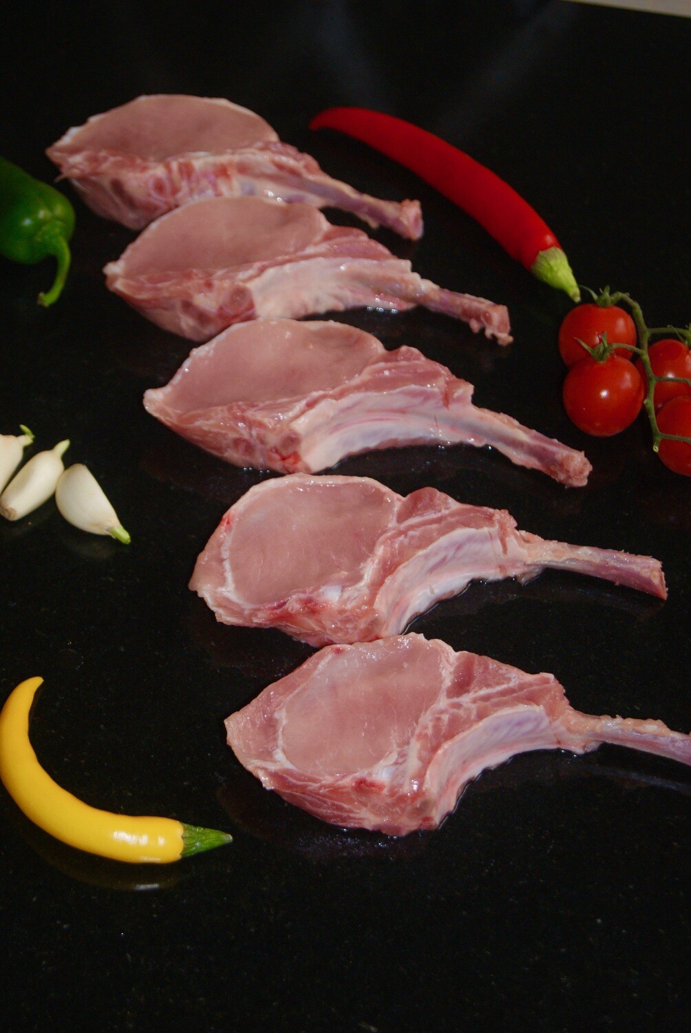 Koteletjes van de Pork Rib Roast per stuk (125gr)
