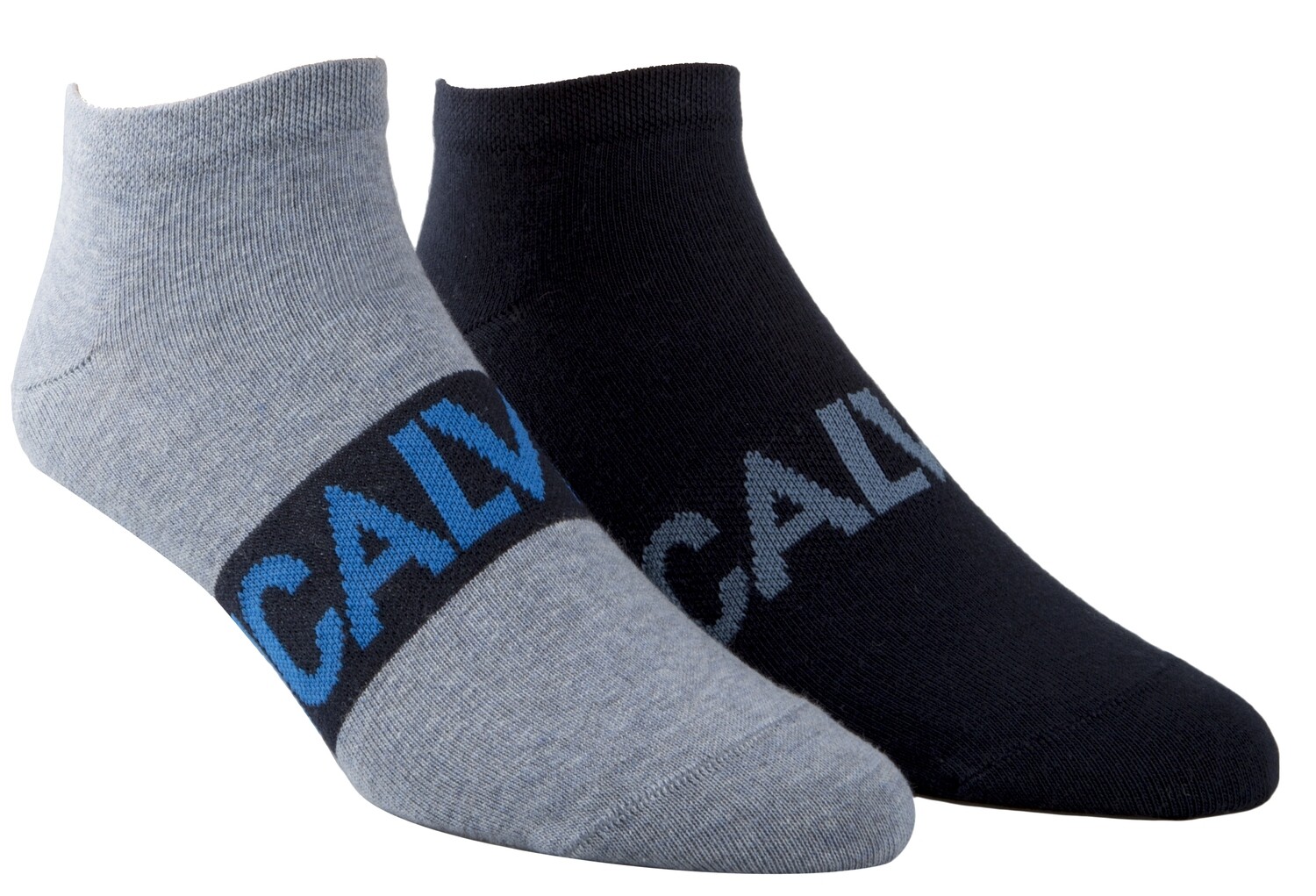 Calvin Klein - 2-pack sneaker sokken - blauw