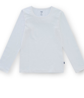 Woody Meisjes T-Shirt Lange Mouw Wit