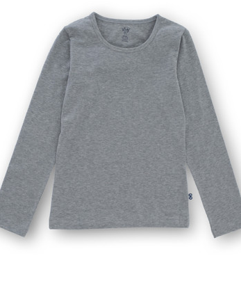 Woody Meisjes T-Shirt Lange Mouw Grijs