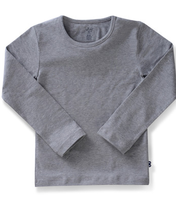 Woody Jongens T-Shirt Lange Mouw Grijs