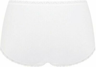 Sloggi - 24/7 Cotton Lace Midi Dames Slip - Wit