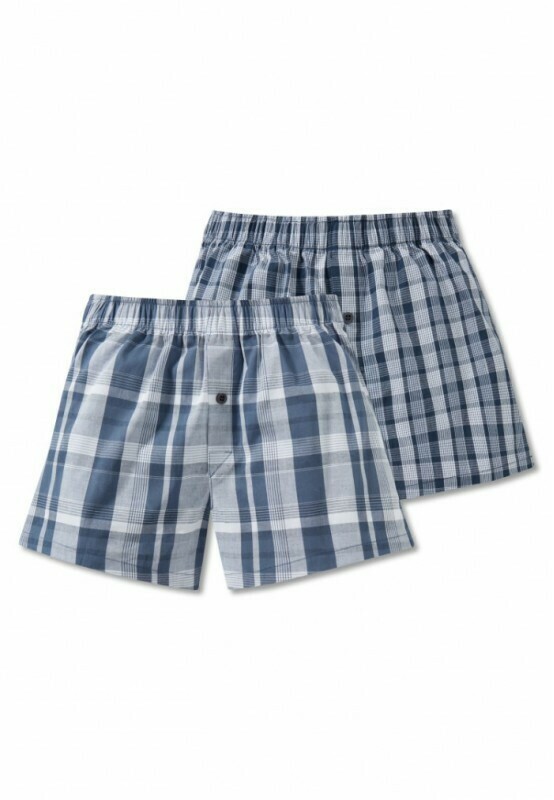 Schiesser - Jongens boxers 2-pack - geruit