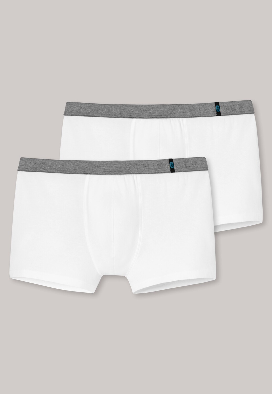 Schiesser - Short 2-pack wit - 95/5