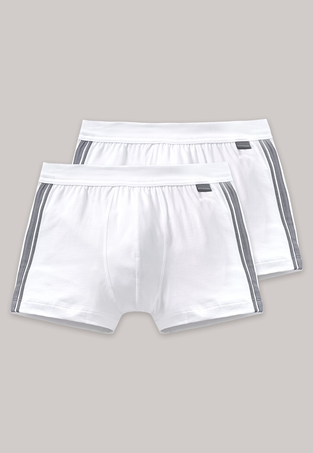 Schiesser - Short 2-pack wit - Cotton Essentials
