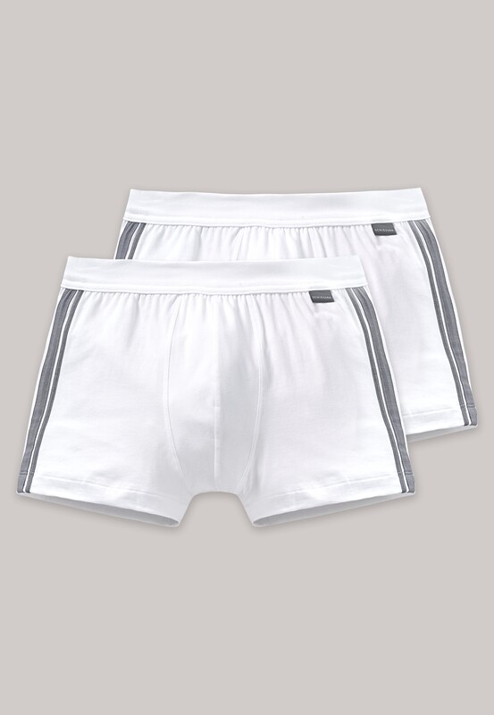 Schiesser - Short 2-pack wit - Cotton Essentials