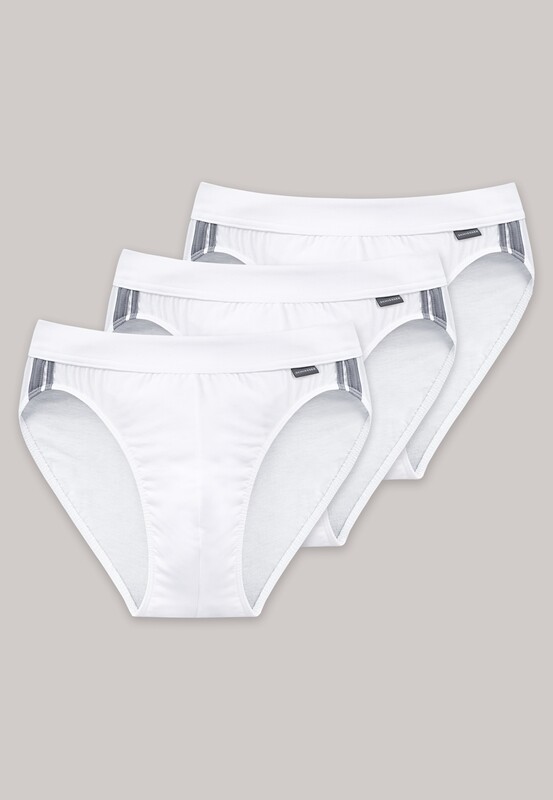 SCHIESSER -  Rioslip 3-pack wit - Cotton Essentials