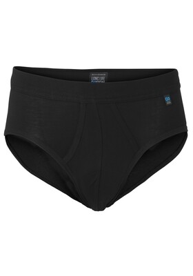 Schiesser - Long Life Cotton sportslip - zwart