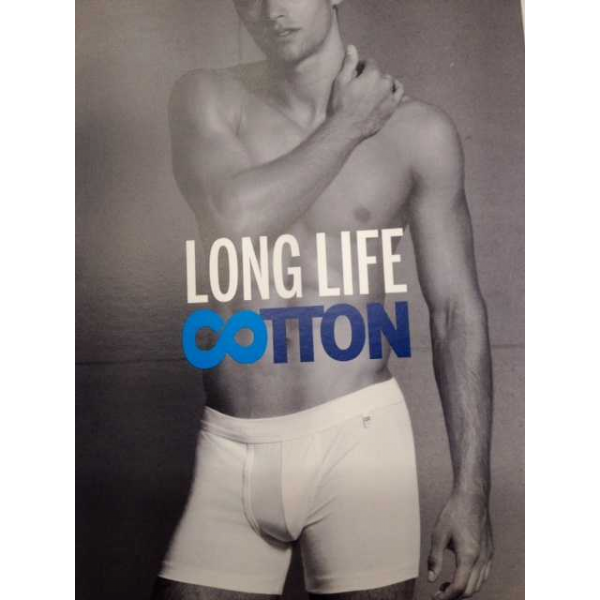 Schiesser -  Long Life Cotton boxershort (long) - wit