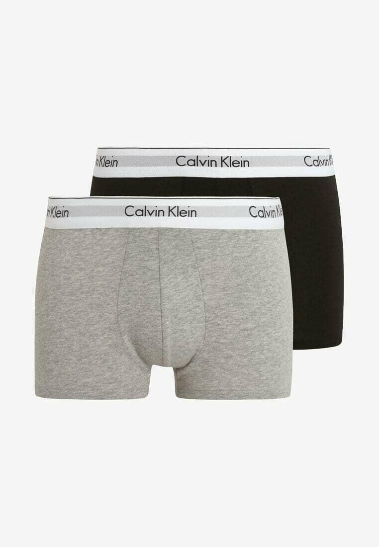 Calvin Klein - 2-pack Boxers Modern Cotton Stretch - grijs/zwart