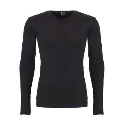 TEN CATE Heren Thermo V-shirt zwart