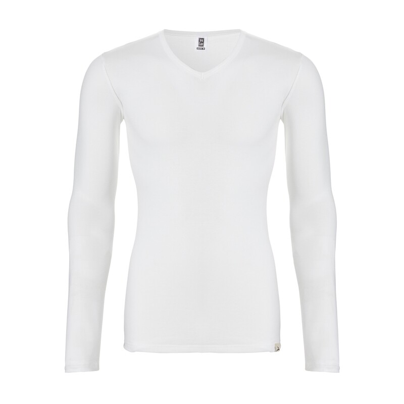 TEN CATE Heren Thermo V-shirt wit
