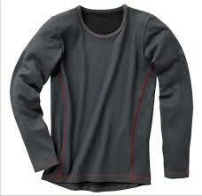 Schiesser - Thermo Shirt lange mouwen zwart
