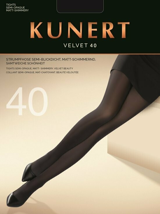 Kunert VELVET 40 Panty antraciet