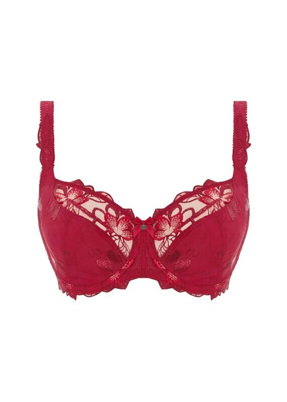 Fantasie Leona Balcony Bra Red -