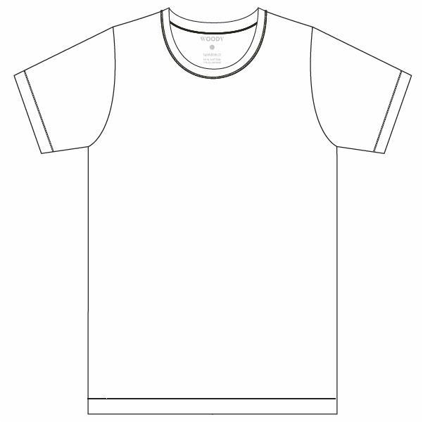 Woody Men Basic Underwear - T-Shirt ronde hals - wit
