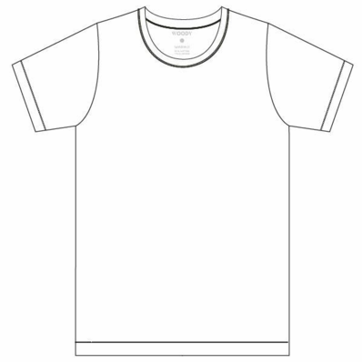 Woody Men Basic Underwear - T-Shirt ronde hals - wit