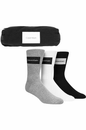 Calvin Klein Men Socks Martin 3-pack travel bag logo embleem