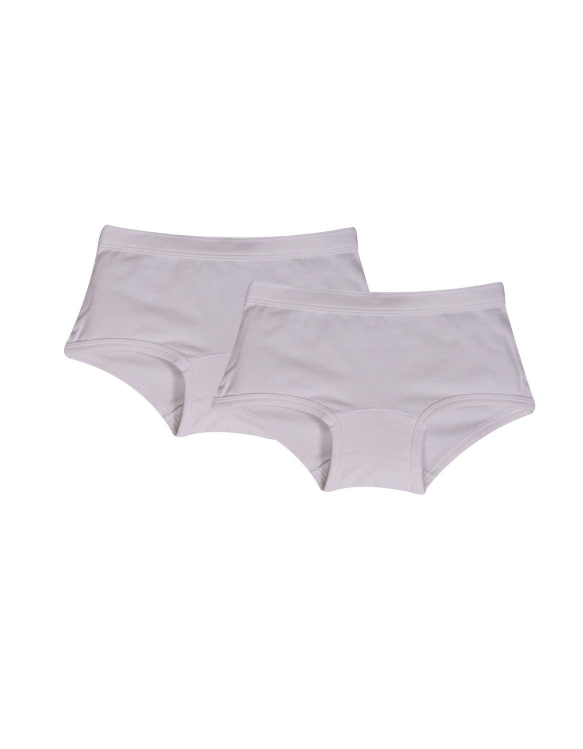 Woody - Meisjes shorty - duopack, wit, Basis ondergoed