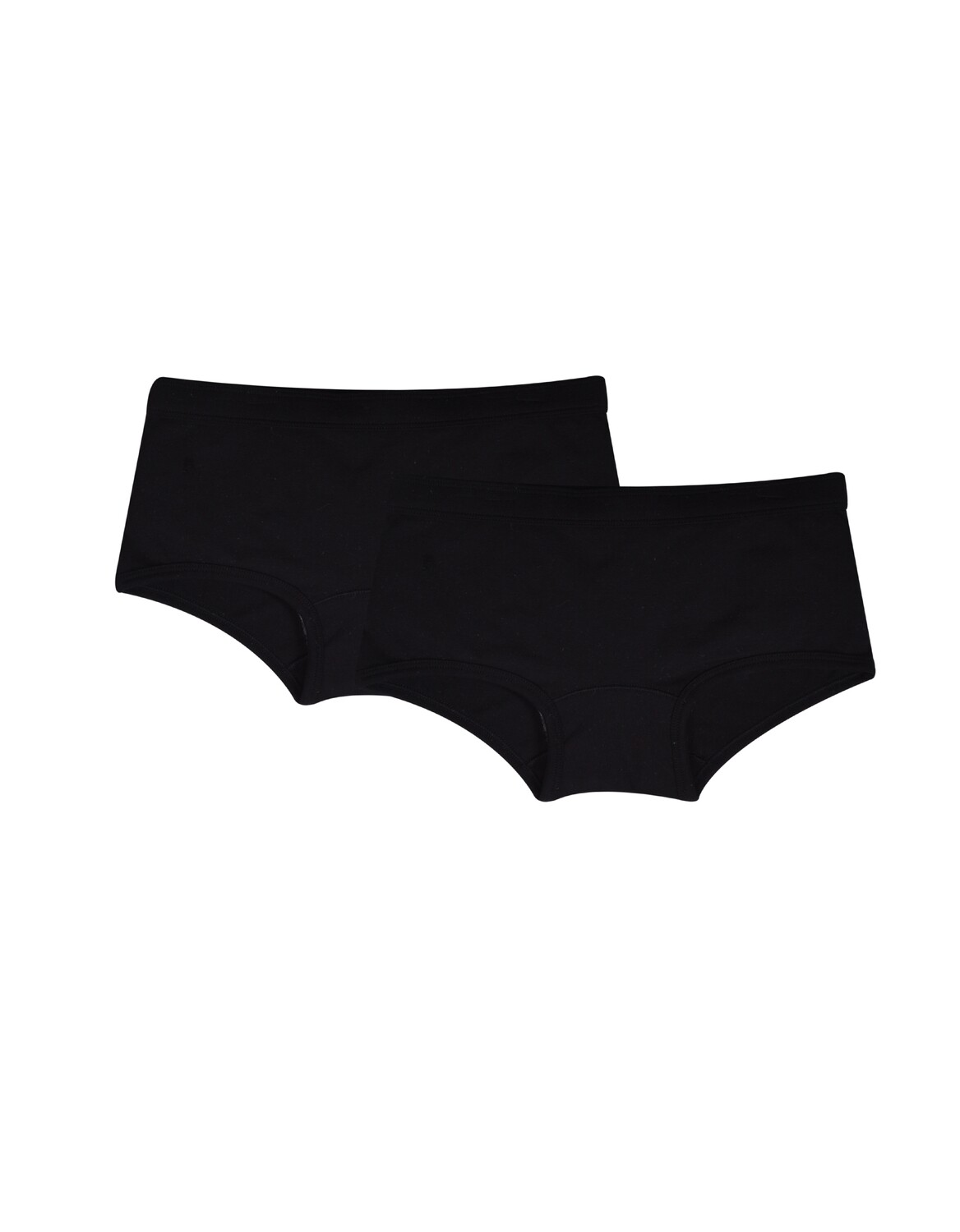 Woody - Meisjes shorty - duopack, zwart - Basis ondergoed