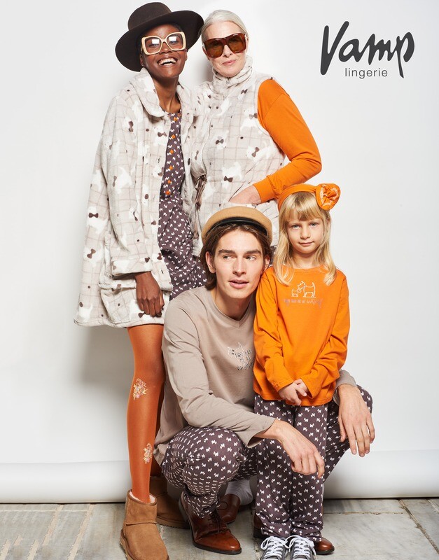 Vamp - Pyjama Meisjes - Oranje *