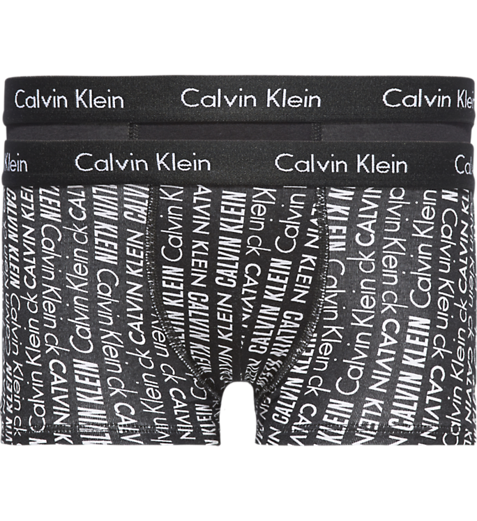 Calvin Klein - jongens 2-pack boxers - logo &amp; zwart