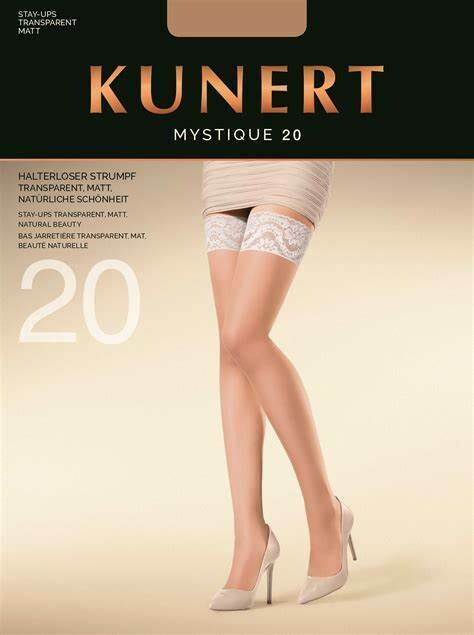 Kunert - Mystique 20 Stay-Ups - Zwart
