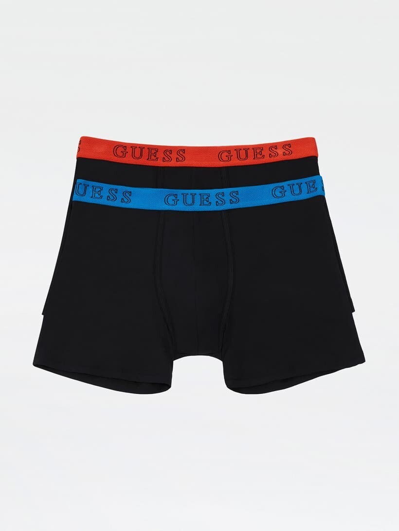 Guess - 2-pack Boxers - Zwart met rood/blauw