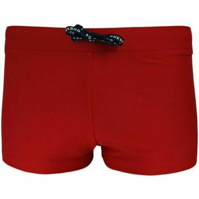 Guess men beach microfiber swim trunk mars red -