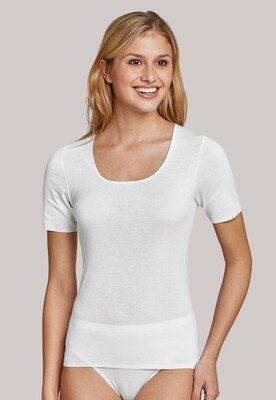 Schiesser - Shirt met korte mouwen - Wit