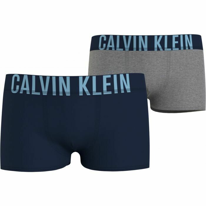 Calvin Klein - Duopack Jongens Boxers - Grijs/Marine
