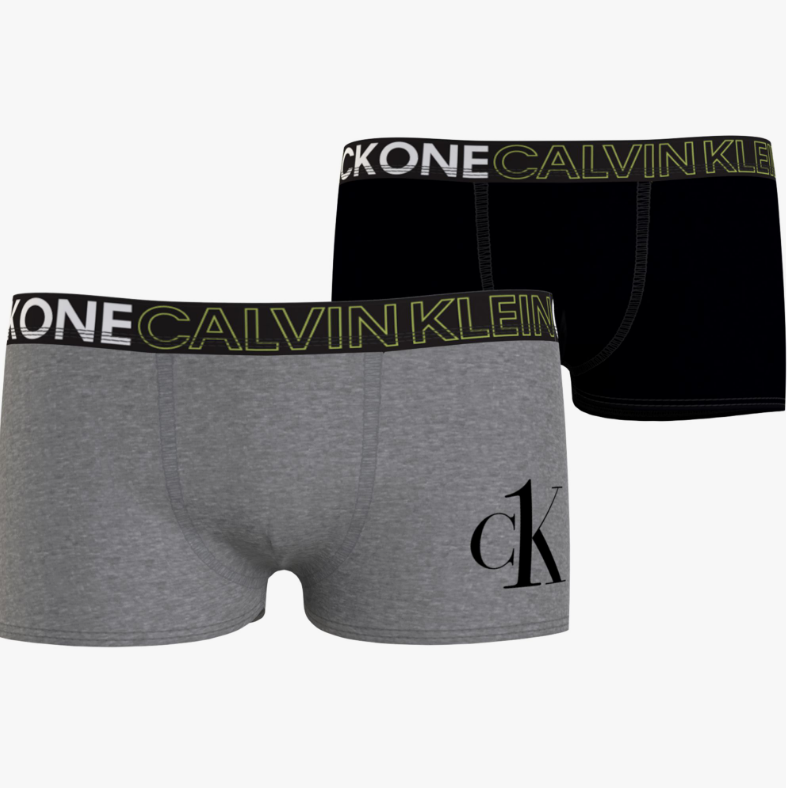 Calvin Klein - 2-pack jongens boxershorts - Grijs/Zwart