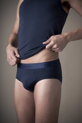 NDRWR by Woody - Duopack  2 Herenslips - Whale Blue