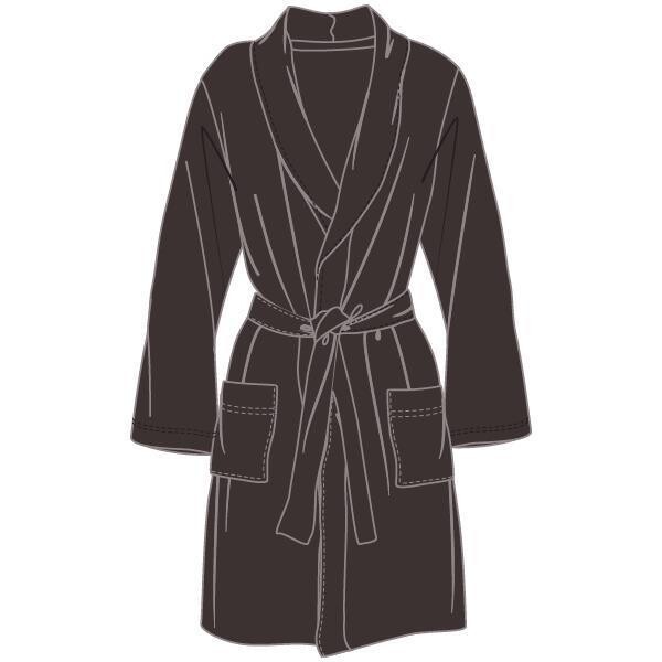 Woody - Heren kamerjas - antraciet