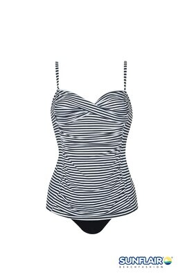 Sunflair - Tankini - Zwart/Wit gestreept