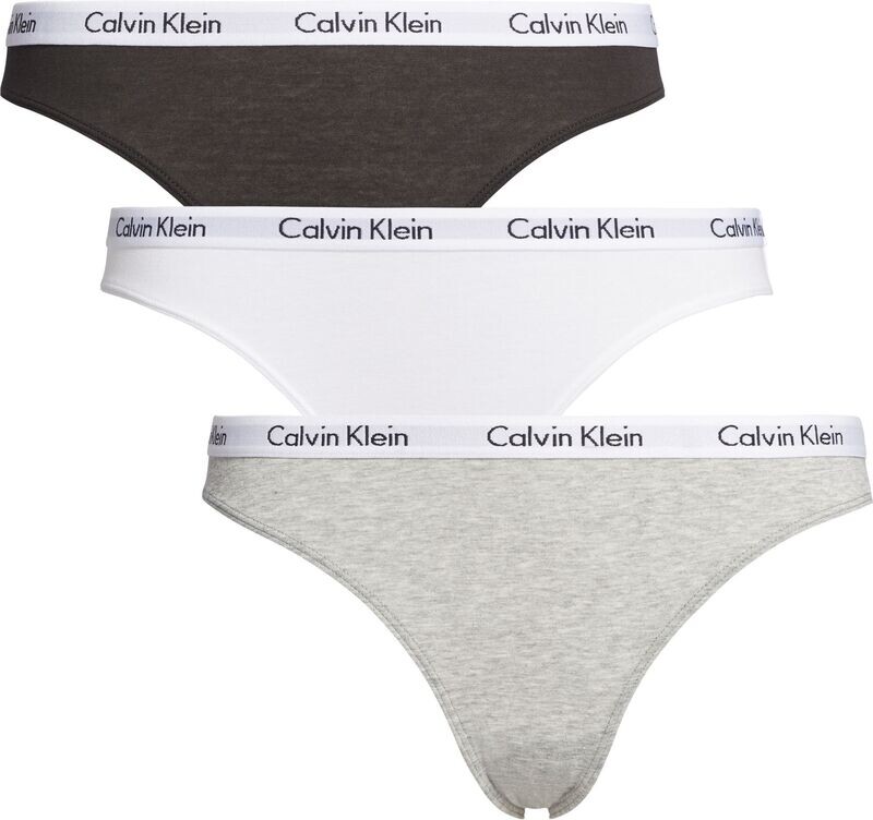 Calvin Klein - Bikinislip 3 Pack - wit/grijs/zwart