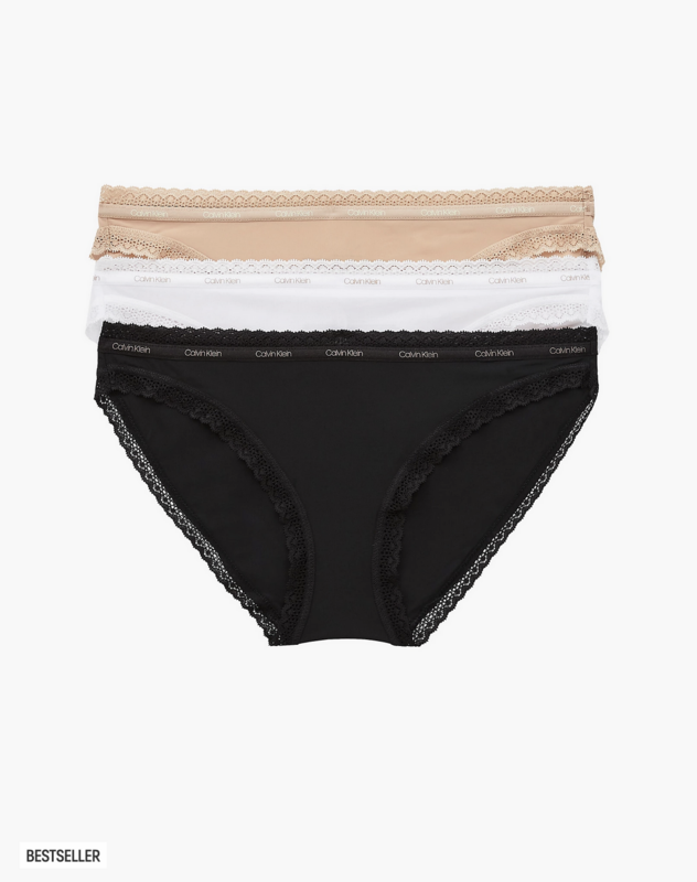 Calvin Klein - Slip 3 Pack - wit/nude/zwart