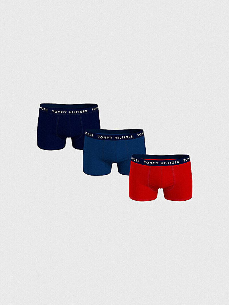 Tommy Hilfiger - 3 pack Herenboxers - Desert Sky/Petrol Blue/Prim Red