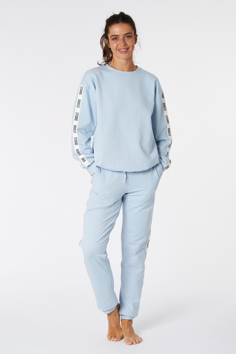Woody - Meisjes/Dames Sweater - Lichtblauw