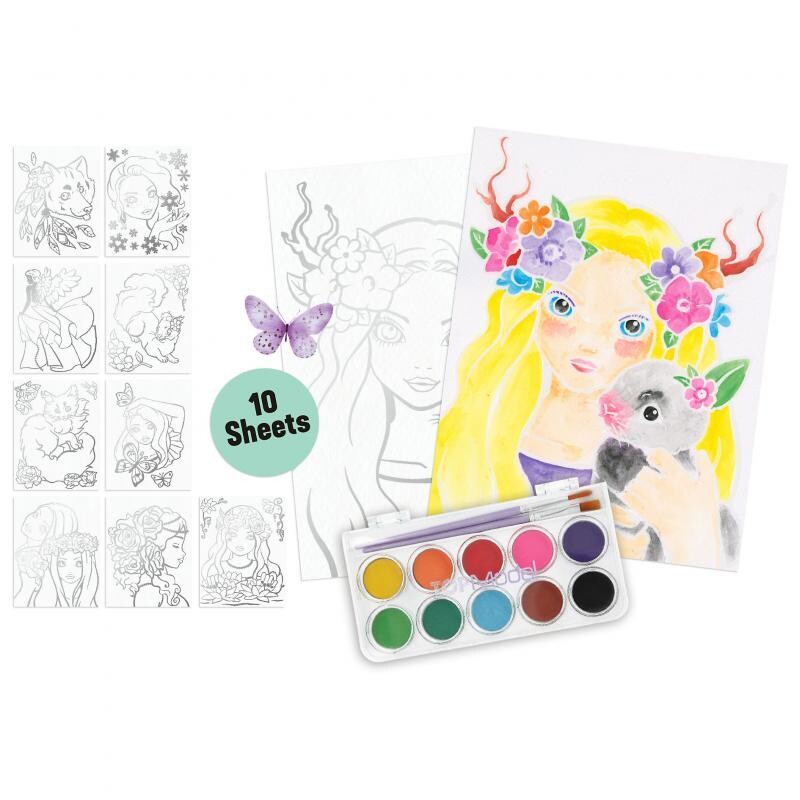 Topmodel - Color me Up Paper