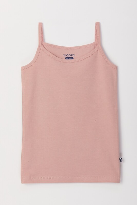 Woody - Meisjes Singlet - Oudroze *