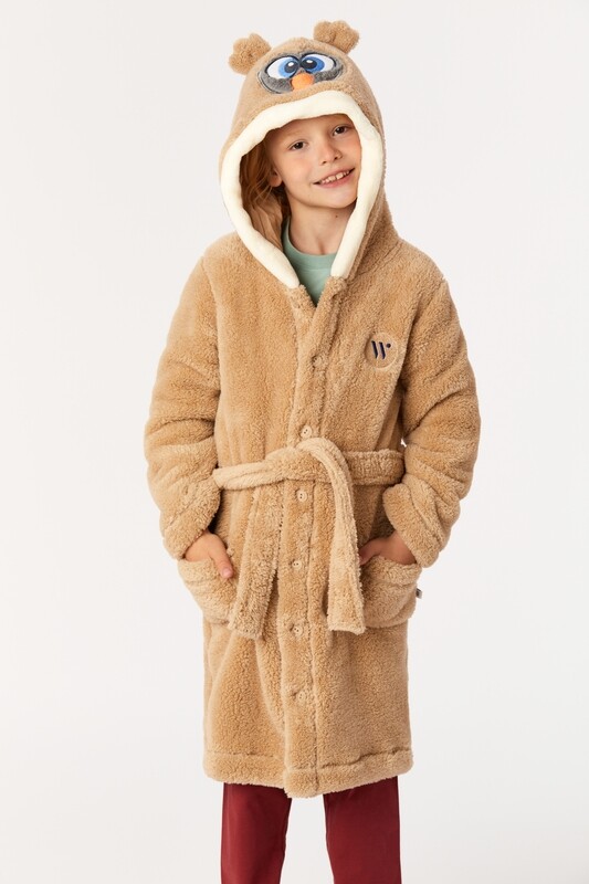 Woody - Unisex Kamerjas - Beige
