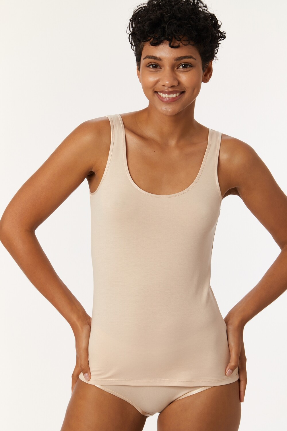 Woody - Dames Singlet (Nieuwe Collectie) - Huidskleur