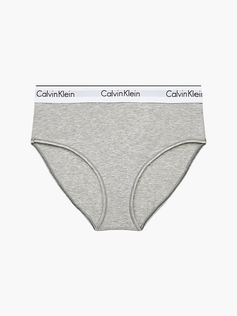 Calvin Klein - Slip met Hoge Taille - Grijs