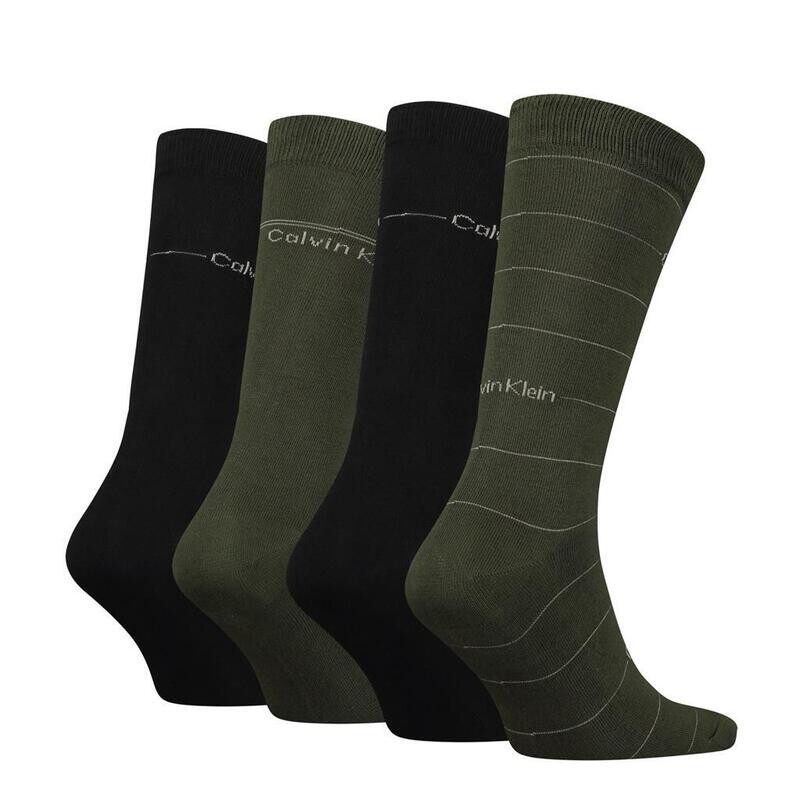 Calvin Klein - Giftbox Tin Herenkousen - Dark Olive Combo