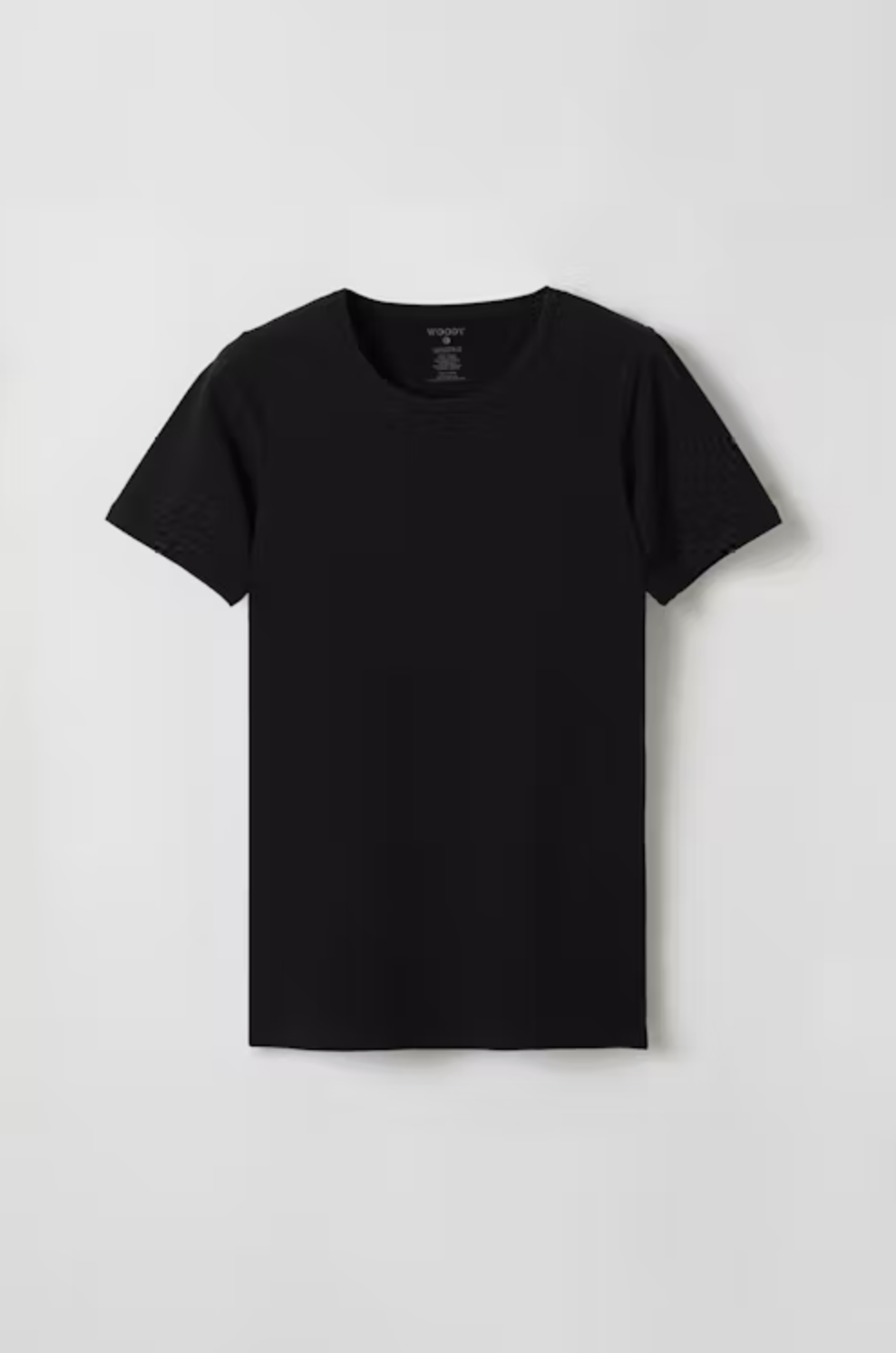 Woody Men Basic Underwear - T-Shirt ronde hals - zwart