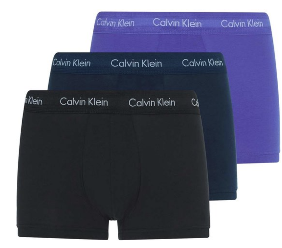 Calvin Klein - 3-Pack Short - Cotton Stretch - blauw/navy/zwart